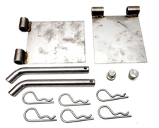 BUYERS SALTDOGG UNDER TAILGATE SPREADER MOUNT HARDWARE PLATE PINS STAINLESS