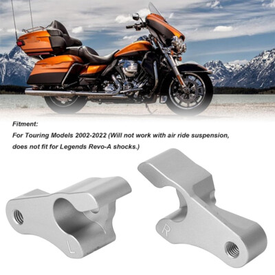 LVOUP 2 Inch Lowering Blocks Kit Compatible For Harley Davidson Touring Street Glide