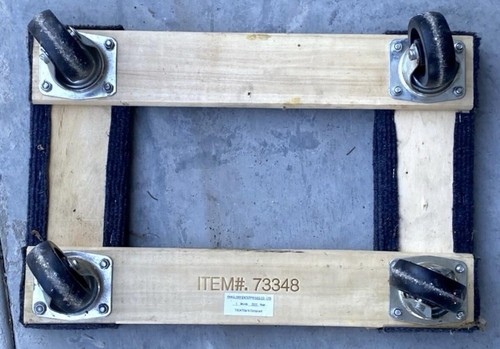 Wooden Furniture Dollies. 4 Total. 18 X 12 In