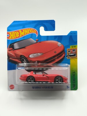 2023 Hot Wheels '92 Dodge Viper RT/10 236/250 Red HW Exotics 9/10