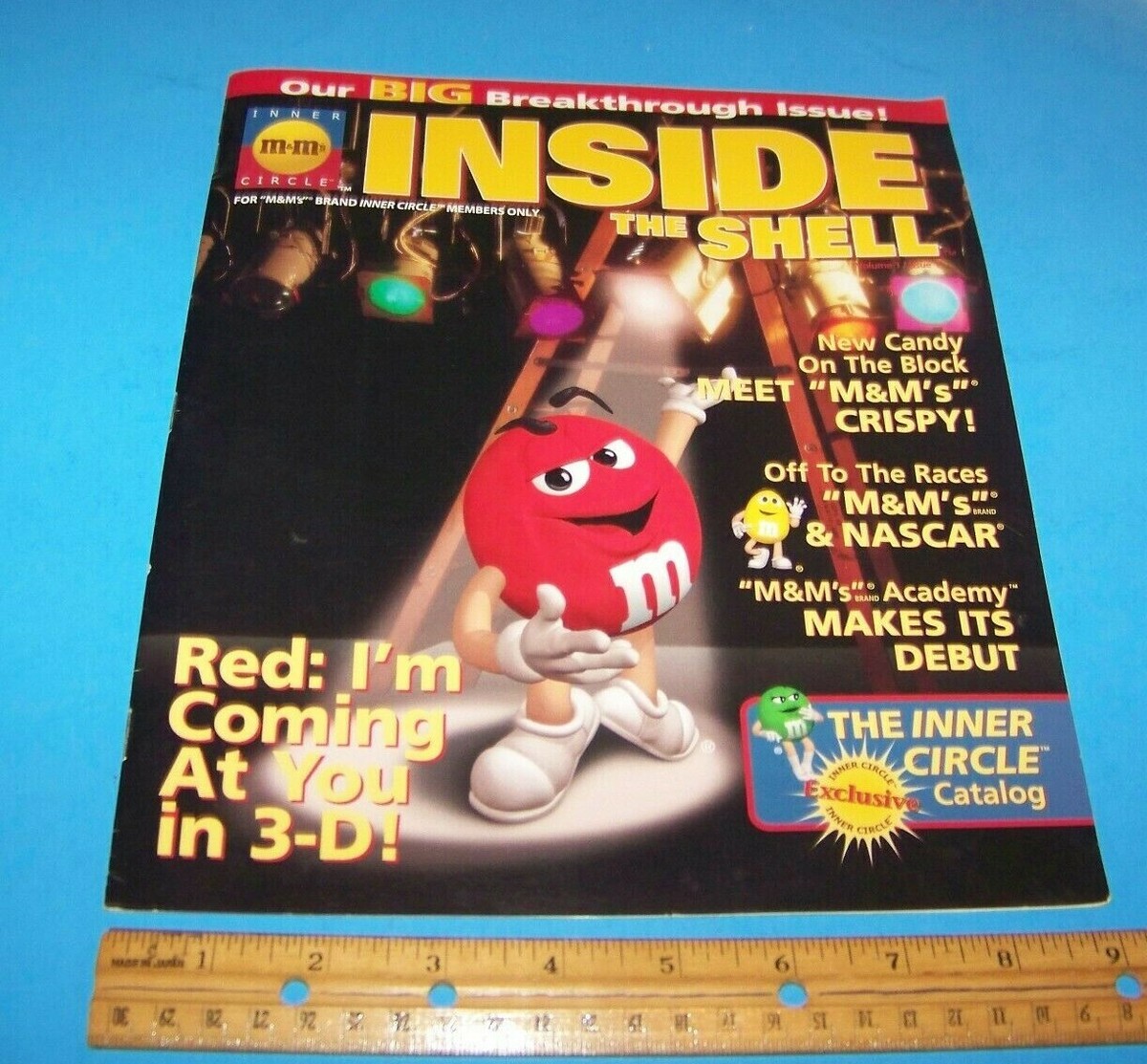M&M's Inside The Shell Members Catalog / Magazine with Poster 1997