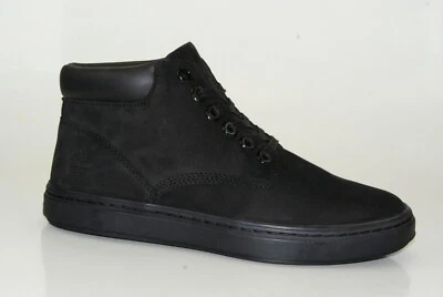 Timberland Londyn Chukka Bottes À Lacets Femme Noir Nubuk Crampon Antidérapant - Photo 1/4