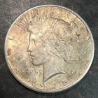 1925 Peace Silver Dollar - Nice Uncirculated - High Quality Scans #Q632