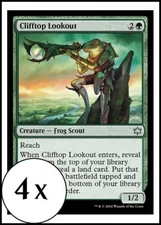 MTG - 4 x Clifftop Lookout - Bloomburrow Commander - Playset 4x x4