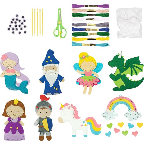 8/12Pcs Animal Sewing Craft Kit Felt Sewing Animal Craft Set Fun Animal beAKA - Picture 16 of 21