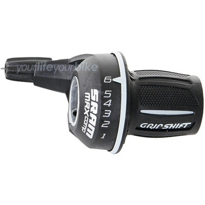 Shifters Twist SRAM MRX Comp Pour Vélo - Set De Poignées Tournantes Vitesses - Noir