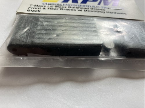 80152 RPM E-Maxx T-Maxx Bulkhead Braces, F/R, w/Mounting Hardware Black - Picture 6 of 7