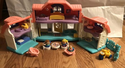 Fisher Price Little People Sweet Sounds Doll House W Figures And