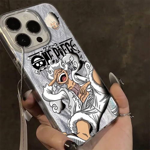 One Piece Anime Für iPhone 11 12 13 14 15 Laser Case Hülle Schutzhülle Cover TPU - 第 8/8 張圖片