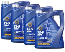 4x5  Liter MANNOL 10W-40 UHPD TS-5 LKW &Ouml;l Motor&ouml;l 10W40 DEUTZ Renault Volvo 