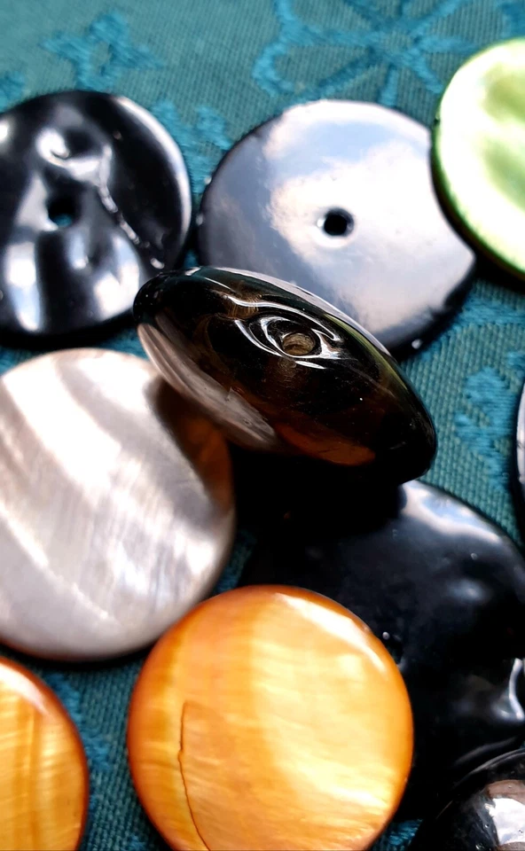 Bastlerschmuck / Perlmutt / Set / Perlen - Bild 3 von 4