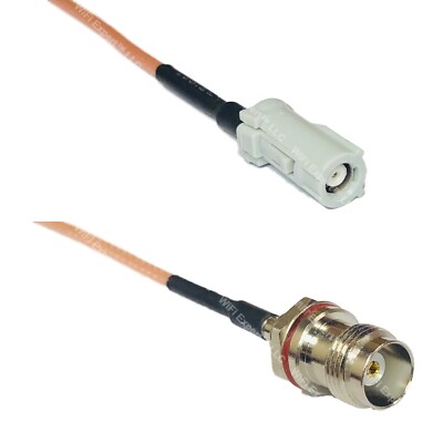 RG316 AVIC Jack to TNC Female Small Bulk RF Cable Rapid-SHIP LOT