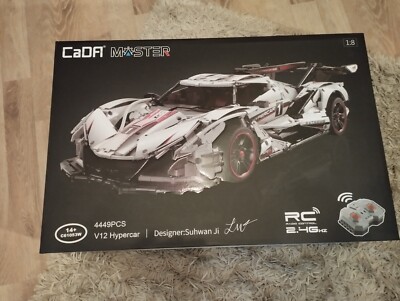Cada Lego Master, V12 Hypercar, 4449 PCS 2,4 GHZ