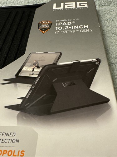UAG - Metropolis Folio Case Designed for Apple iPad 10.2 Inch 7th/8th/9th Gen. - Picture 2 of 4