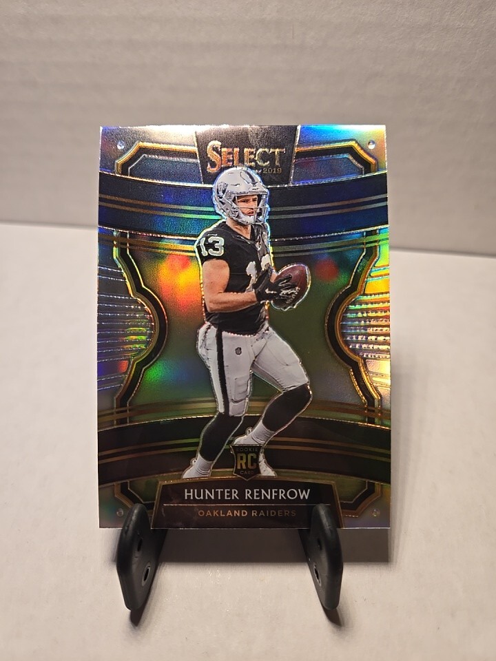 2019 Select Hunter Renfrow Silver Prizm Concourse Rookie RC #33 Raiders 091324