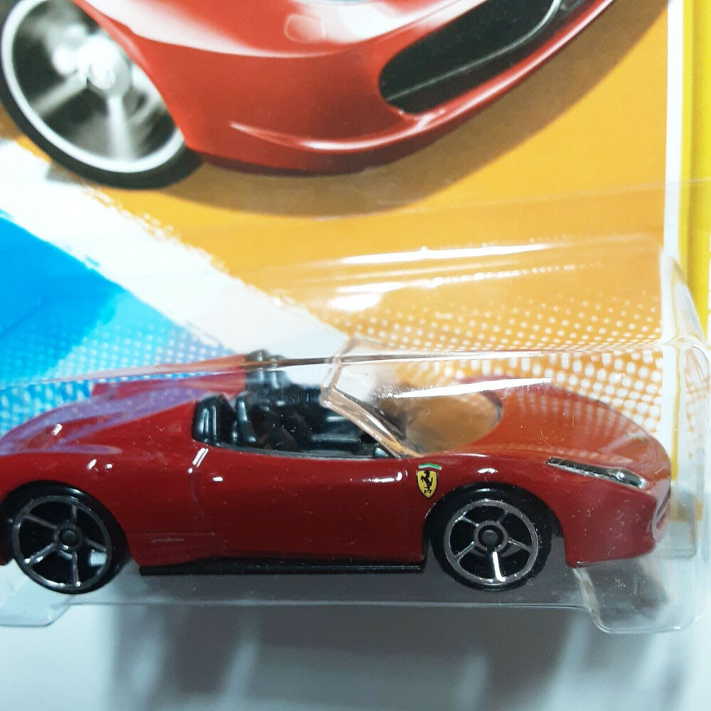 Hot Wheels 458 Spider 赤 1:18 1/18 Hot Wheels Elite Ferrari 458 Italia Spider (Red
