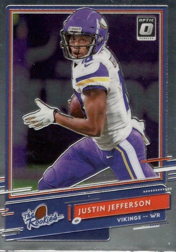 2020 Donruss Optic Football Justin Jefferson RC The Rookies Insert SP #TR-JUJ