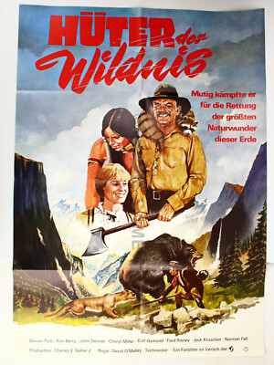 Original Filmposter Filmplakat A1 Hüter der Wildnis Denver Pyle Cheryl Miller