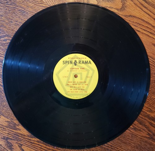 Al Goodman orestra "Curtain Time" Spin-O-Rama LP stereophonic vintage - Picture 5 of 13