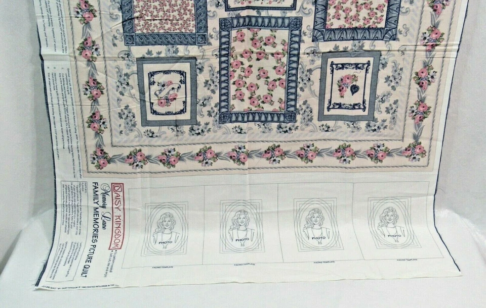 Panel de edredón Daisy Kingdom Memory Lane Family Memories nuevo de colección Foto 4 de 4