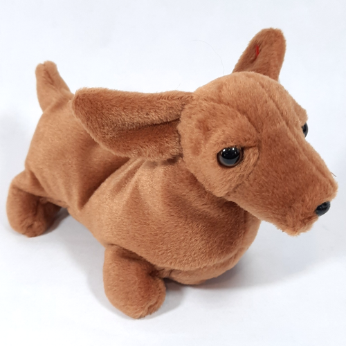 Ty Beanie Baby WEENIE the Dog Dachshund Chocolate Brown 1995 MWMTs
