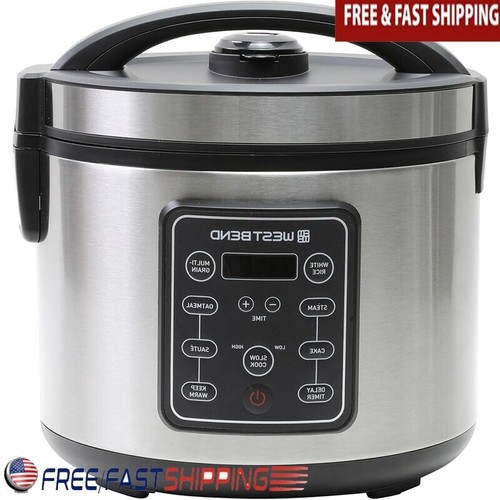 Programmable Rice Cooker Multi Cooker 20 Cup W/ 9 Presets Delay Start Keep Warm - 第 1/10 張圖片