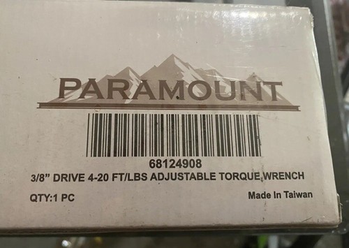 Paramount 3/8 Zoll Antrieb Mikrometer Drehmomentschlüssel 4 bis 20 Fuß/Pfund - Bild 2 von 6