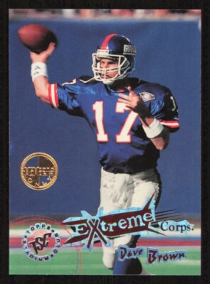 1995 Topps Stadium Club DAVE BROWN Members Only card NEW YORK GIANTS #x202