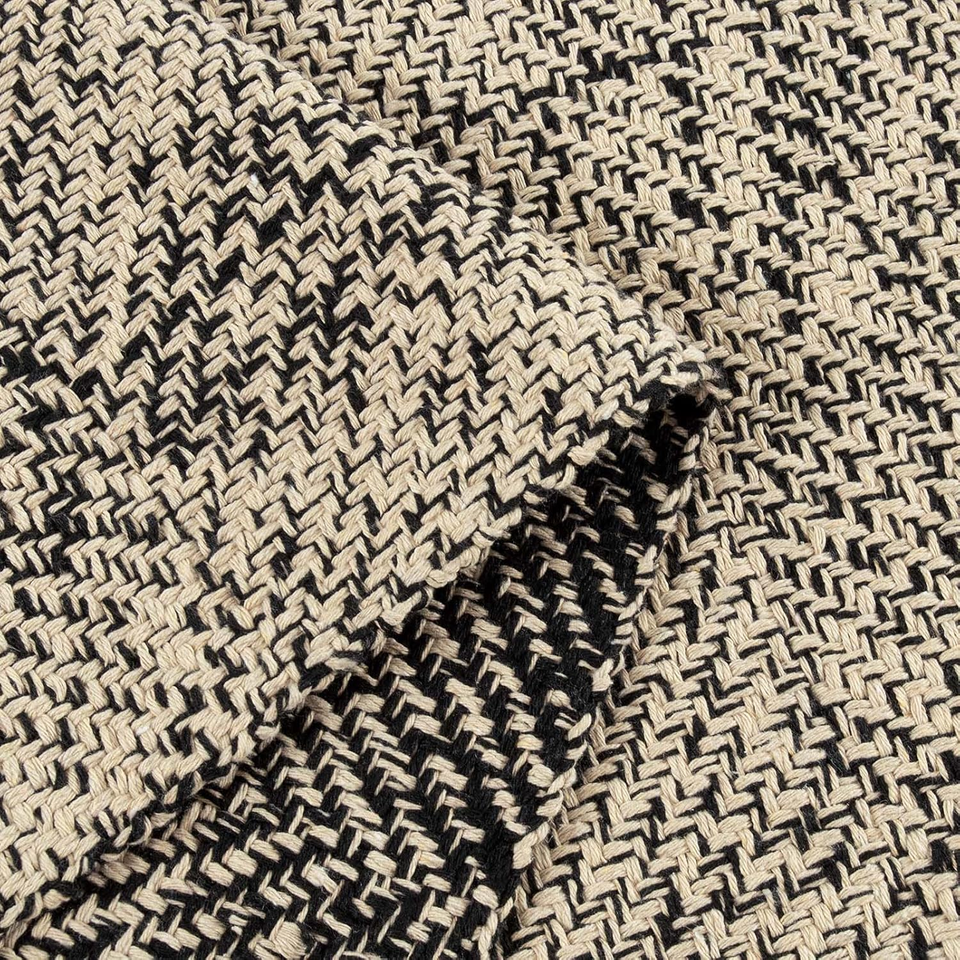 Washable Kitchen Rugs 3X5, Natural Bedroom Rug, Cotton Woven Entryway