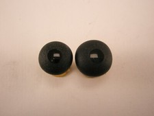 SINGLES 2 3/8" Round Black Domes Vintage Formal Groom Tux Shirt Studs b211