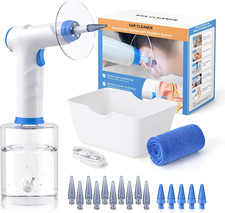 Electric Ear Wax Removal Kit with Light, 4 Modes 15 Tips - FSA HSA Eligible