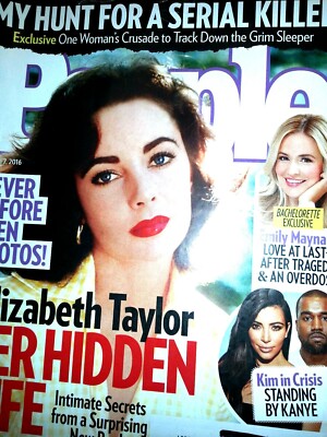 PEOPLE MAGAZINE March 7, 2016 ELIZABETH TAYLOR Kim Kardashian Kanye West Crisis