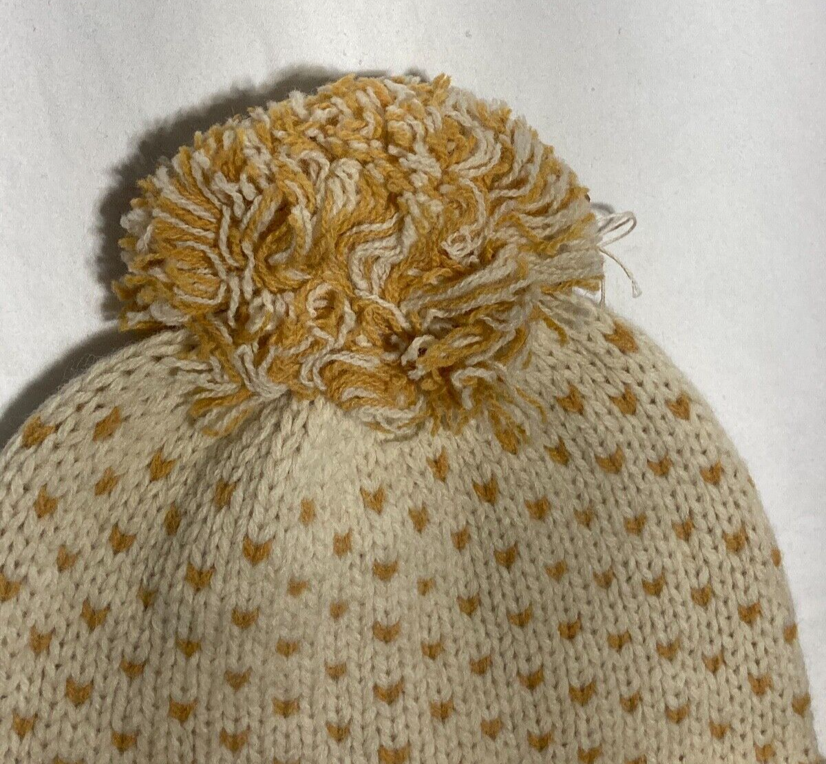 B55 Patagonia Unisex Yellow Lined Cuffed Snowbelle Beanie Wool Blend Pom Winter Snowbelle Beanie – Native Summit Adventure Outfitters main image 4