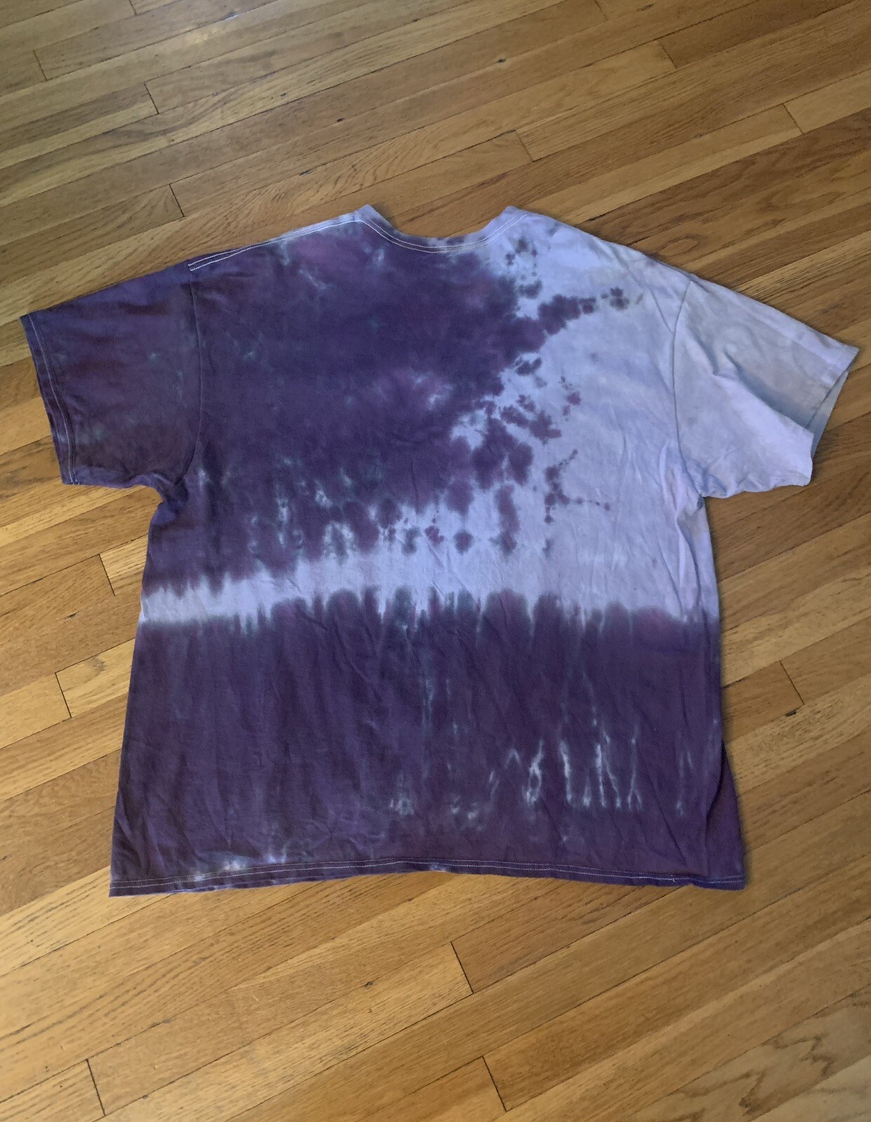 FILA T shirt manica corta Death Row Records da uomo viola con cravatta taglia XL