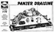 CMK Planet MV006 1/72 WWII German Panzer Draisine Railroad Car  