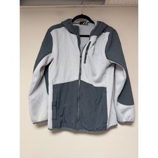 Under Armour ColdGear Hooded Fleece Jacket Youth YXL Gray Full Zip