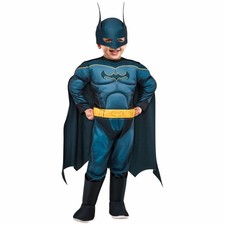 Batman Deluxe DC League Of Superpets Superhero Toddler Boys Costume 4-5 Years