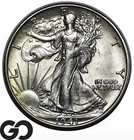 1941-S Walking Liberty Half Dollar, Better Date San Francisco Issue