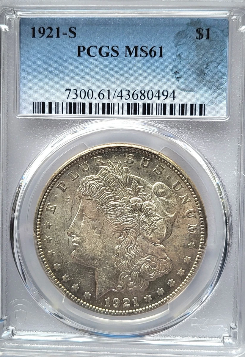 1921年 モルガンダラー1ドル銀貨 NGC MS61 アメリカ 1ドル銀貨