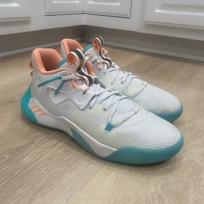 Adidas Harden Stepback 3 Bounce ''The Bahamas'' Orange and Teal Men s Size 11