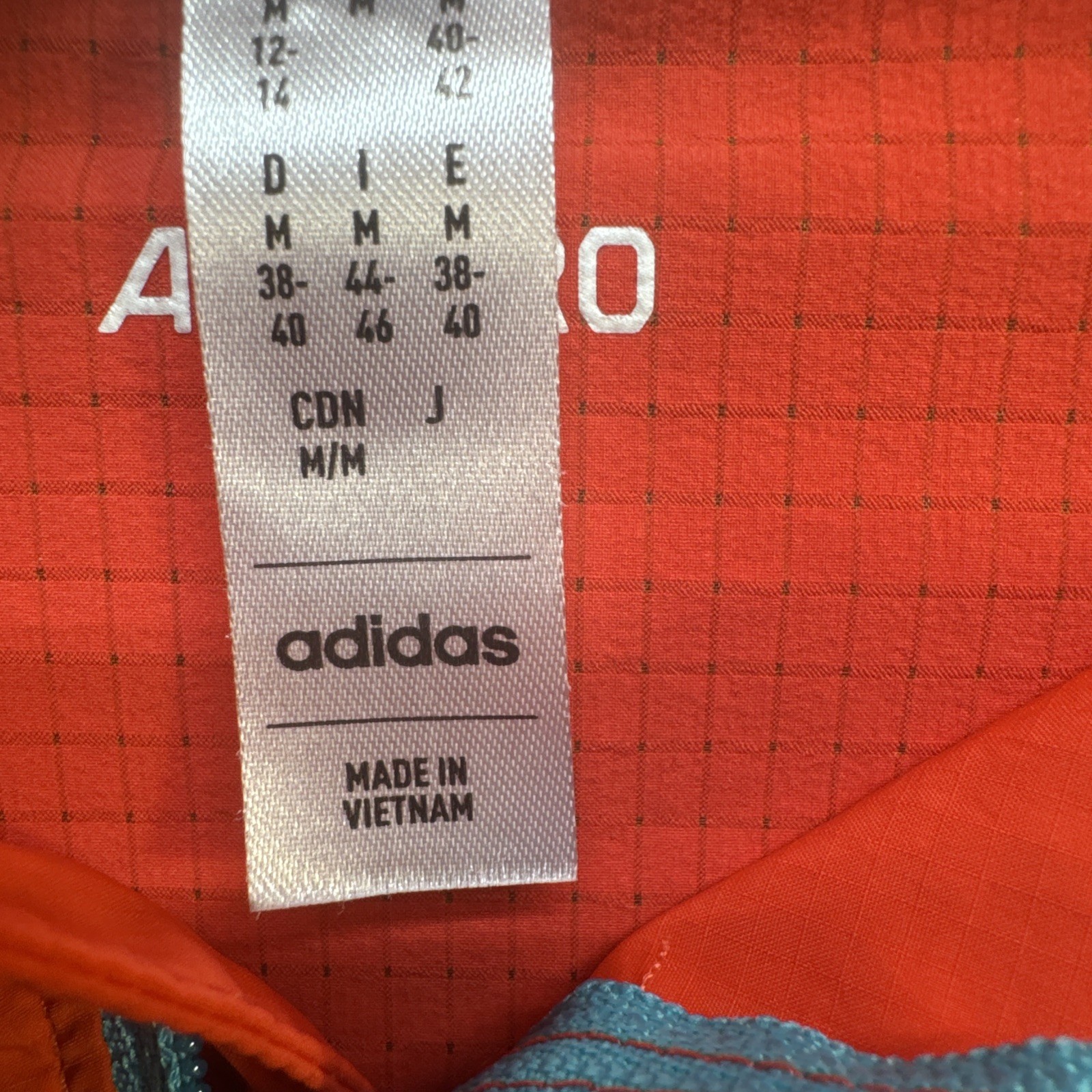 Adidas Terrex Agravic Vest Hooded Sleeveless Red Men’s Medium Trail Run image 3