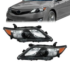 Silscvtt Headlights Front Head Lamps Replacement For Camry Se 2010-2011