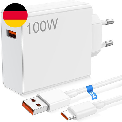 100W USB C Ladegerät Für Xiaomi 17 Pro Max 15T 14T 14 13 Ultra Pad 7, 6A 2 Meter
