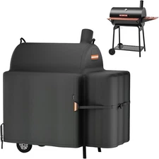 Outdoor Grill Cover for Royal Gourmet CC1830V 30in Barrel Charcoal Grill