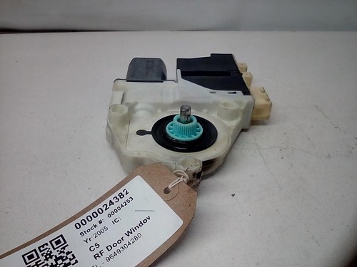 CITROEN C5 MK1 FL 2005 FRONT RIGHT DOOR WINDOW MOTOR 9649304280 - Picture 7 of 12