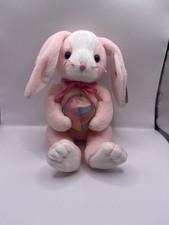 TY Beanie Baby EGGERTON the Pink Bunny 8.5 inch Stuffed Animal Toy