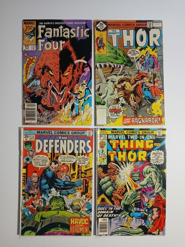 34 Comic Marvel Comic Book Lot LOW GRADE