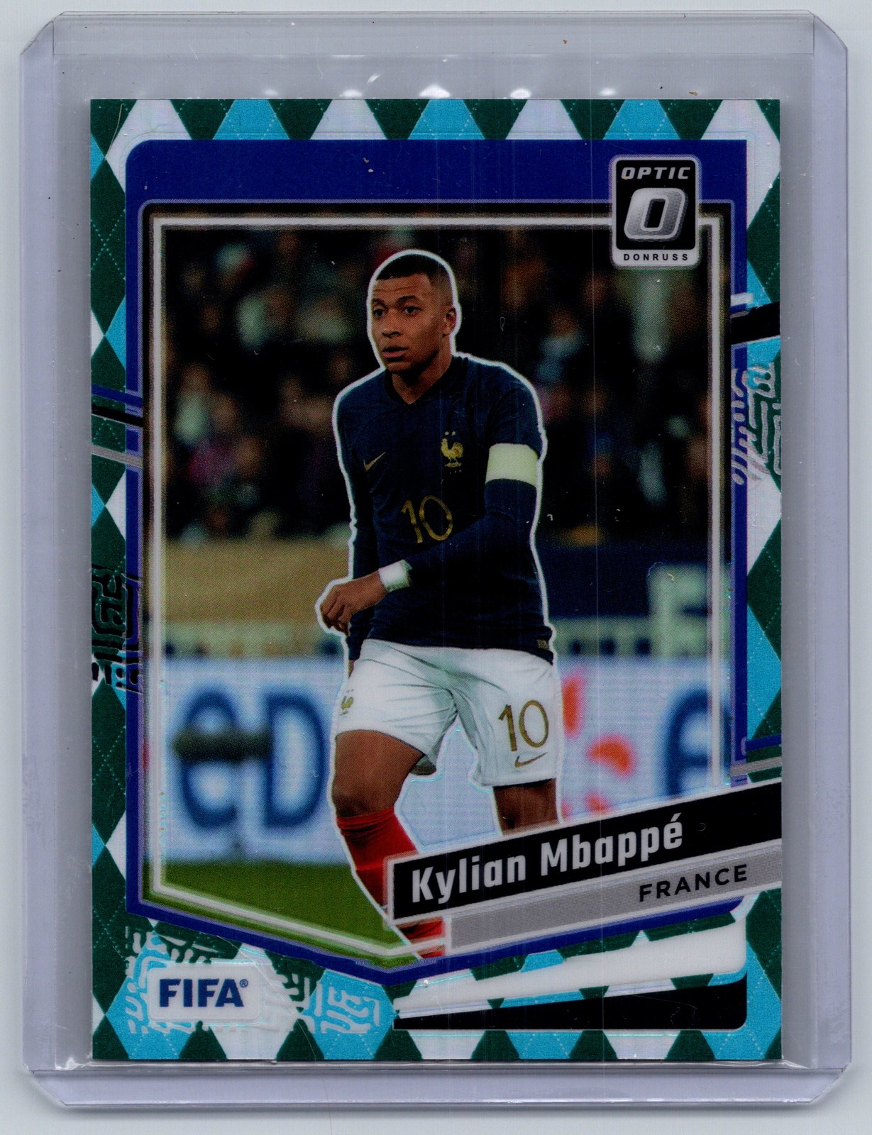 2023-24 Donruss #17 Kylian Mbappé Optic Argyle