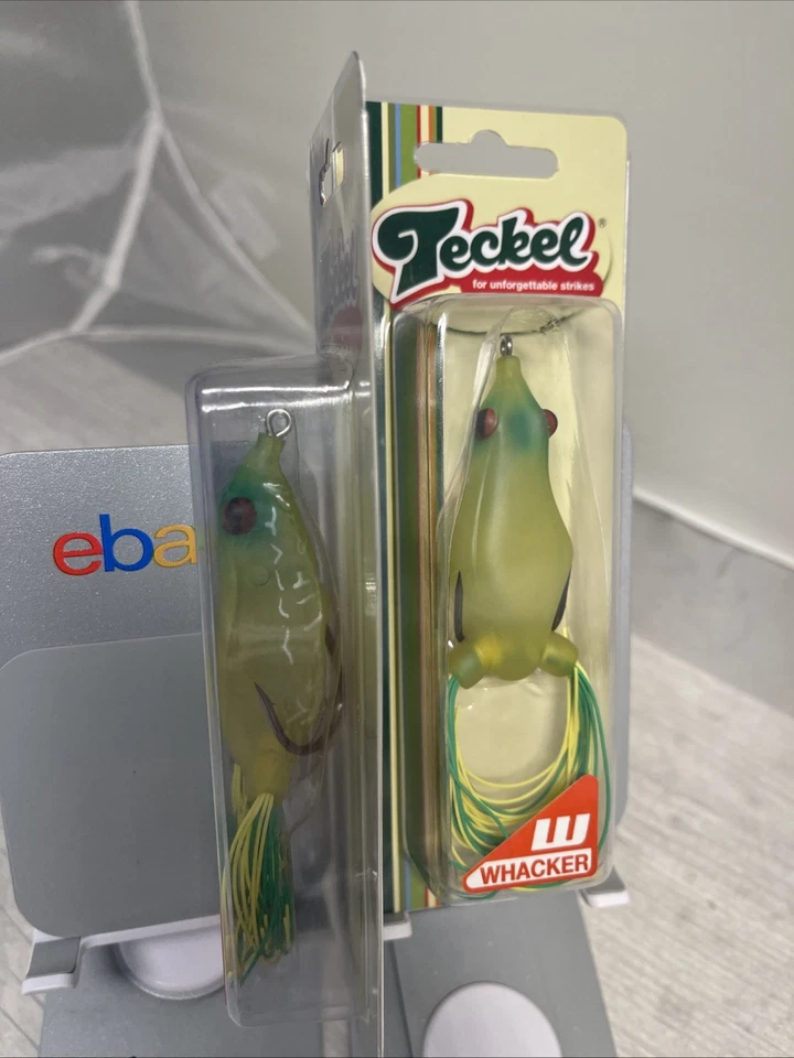 Lote De 2 Teckel Whacker Frog 15g 70mm Limón Lima Hacer Algunos Recuerdos Jdm Cebos Foto 3 de 4