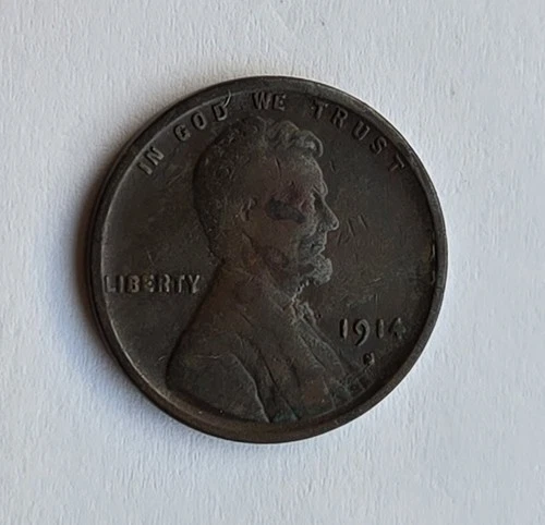 1914-S Lincoln Wheat Cent 1c - "Good Coin" - Free Shipping